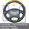 Для Hyundai Tucson 2006 - 2012 2013 2014 Ручная Шнуровка Чехол на Руль Автомобиля