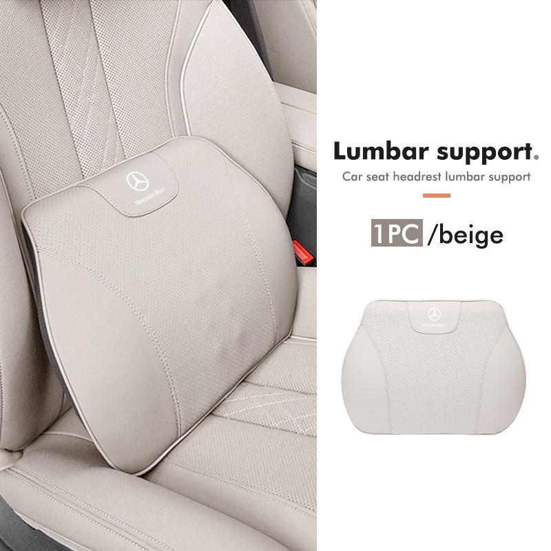 Car Head Pillow Memory Foam Headrest Waist Cushion Protector For Benz W202 W212 W126 W140 W168 W177 CLS GLE GLC GLS CLA c1