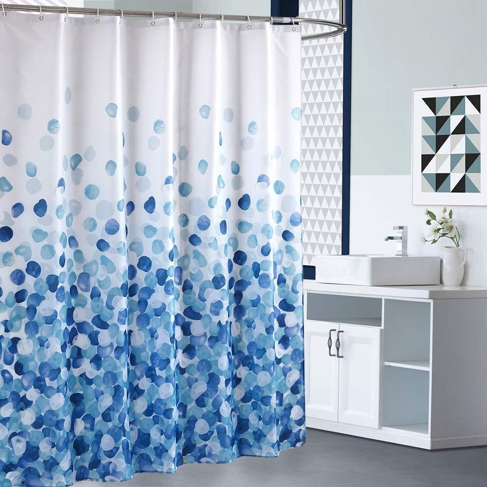 Grade Waterproof Hotel Polyester Shower Curtain Floral Home Hospitality Bathroom