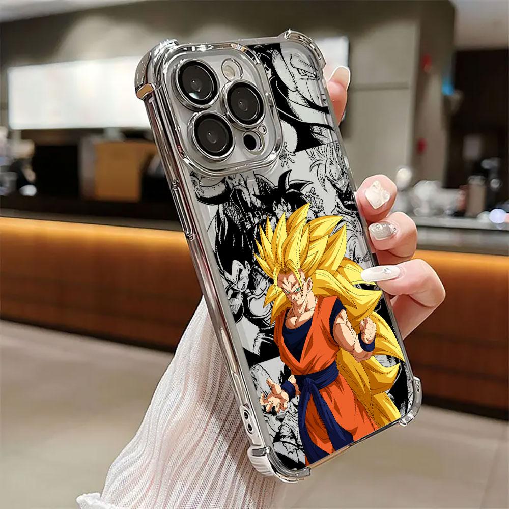 Dragons Balls GT Goku Funda For iPhone 17 Pro 16 15 14 13 12 11 Pro Max Case Plus 17E 16E 17 Air Silicone Protection Phone Cover