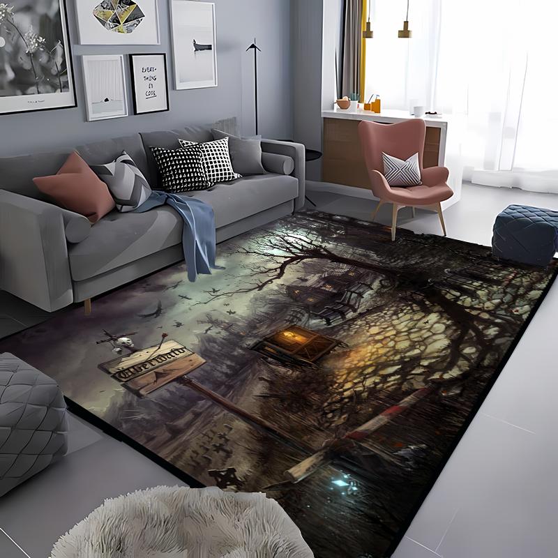 3D Artwork Trees Printing Large Area Carpets for Home Living Room Kids Bedroom Sofa Doormat Kitchen Floor Rugs Anti-slip Decor