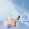 Detachable Toilet Brush with Double-sided Base, Toilet Brush Without Drilling Holes, Wall-mounted Long-handled Toilet Cleaning Brush