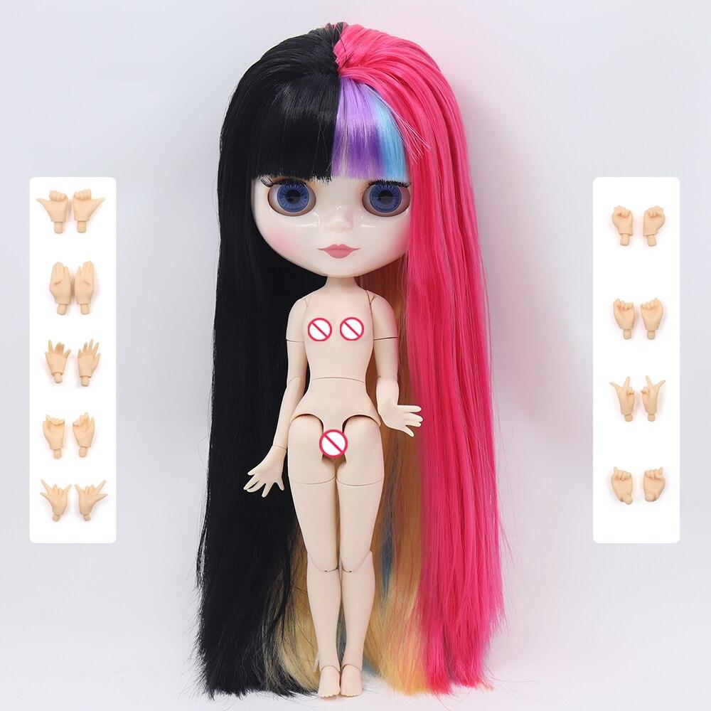 DBS Blyth Doll 1/6 Joint Body Specials 30cm Super Black Skin Colorful Hair BJD Toys Fashion Gifts