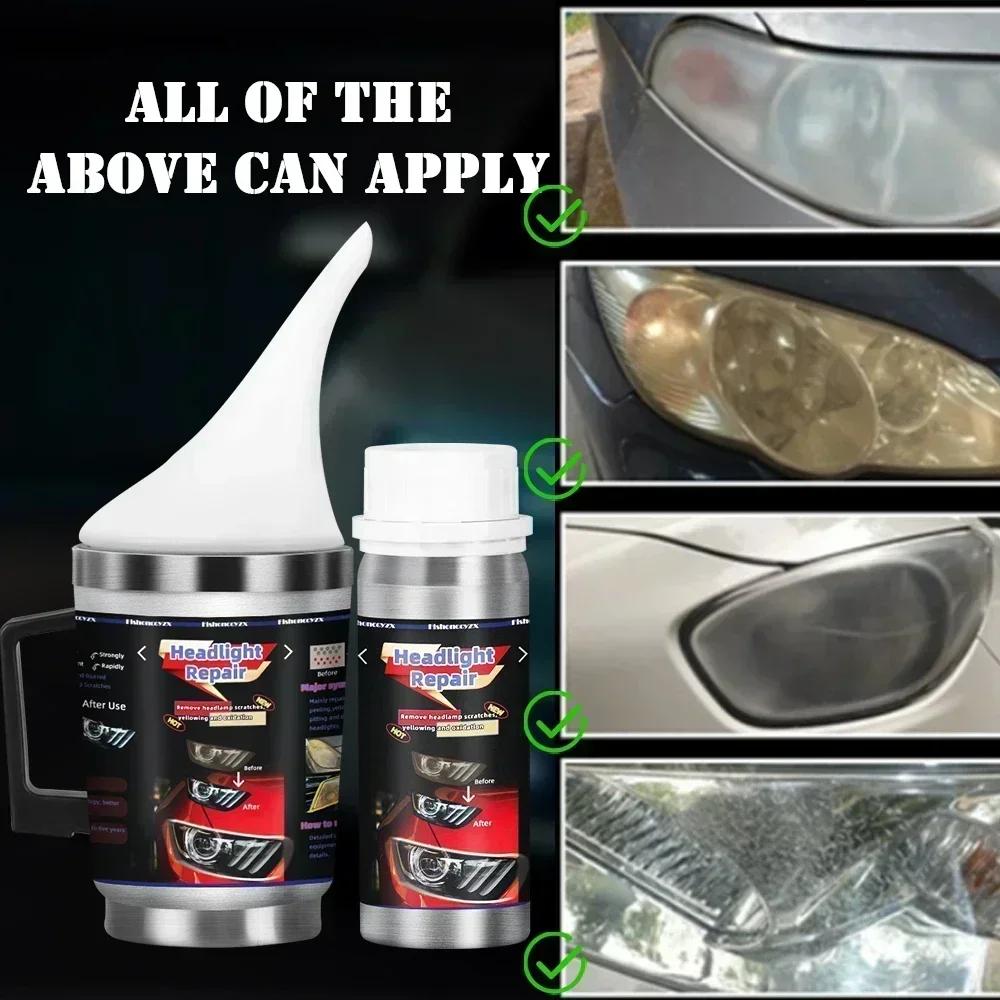 Комплект для полировки автомобильных фар, набор для восстановления фар, инструмент для автомастерской, 800 мл, жидкий полимерный испаритель