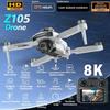 Z105 Drone 8K HD Dual Camera 4K Profesional Electric Adjustable GPS Positioning Avoidance Brushless Quadcopter Toys