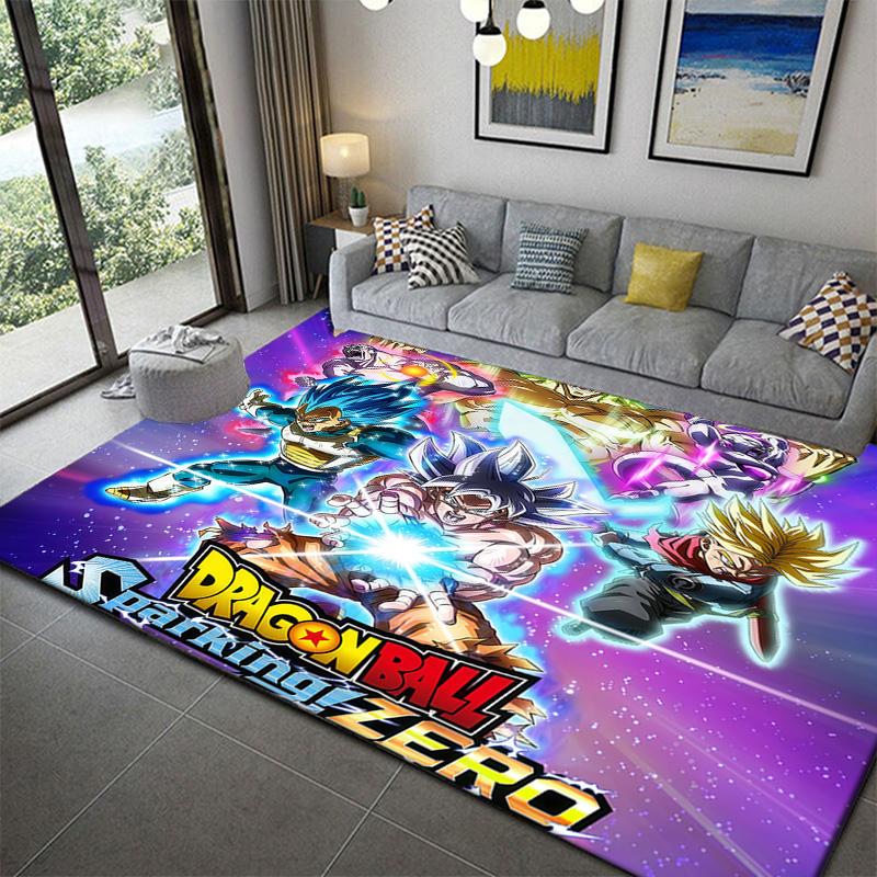 Dragon Ball Creative Home Art Pattern Ruganime soft washable cartoon floor carpet