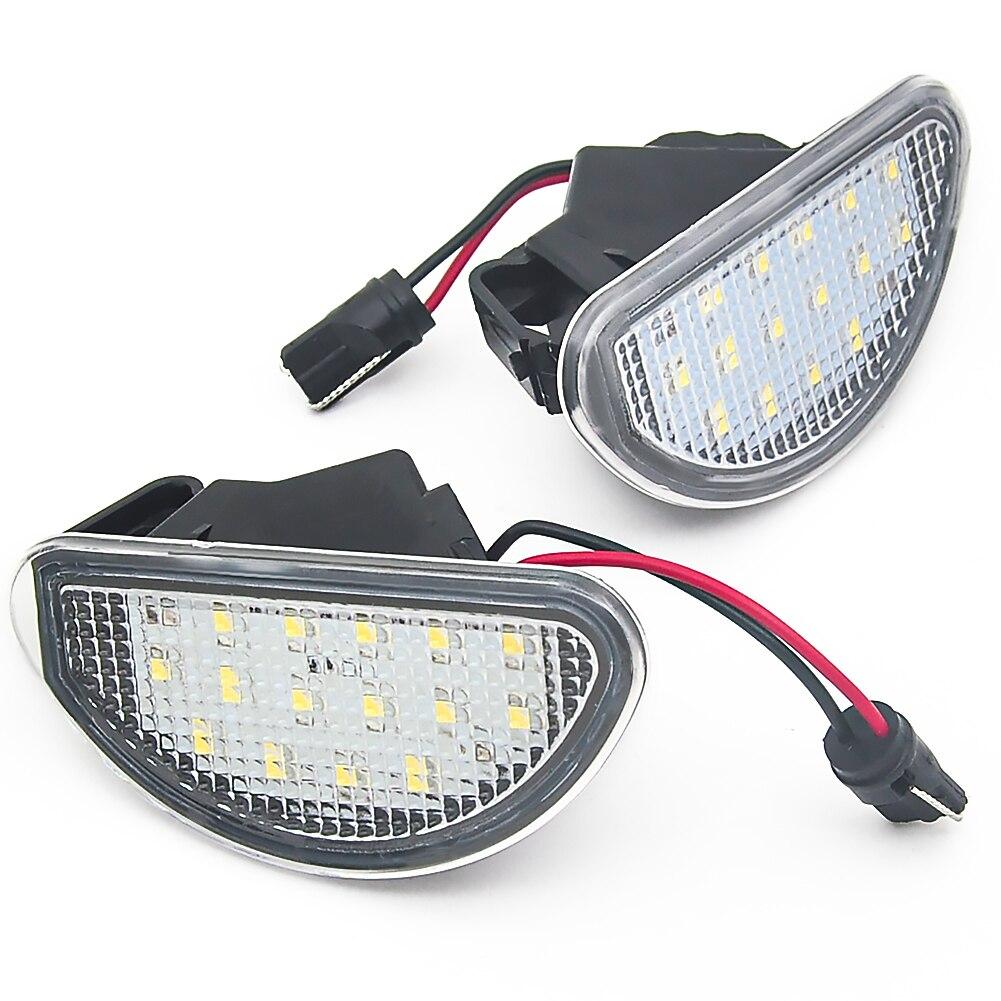 2 шт. 15 SMD светодиодный светильник для номерного знака автомобиля, лампа белого цвета, аксессуары, детали для Toyota Aygo MK I 2005-2014, автомобильный Стайлинг