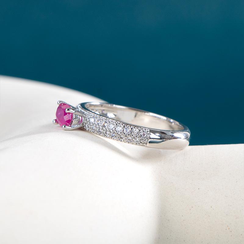 BELLA BOX Factory Wholesale Retro Female Ring Band Classic Oval Cubic Zircon Prong Setting Wedding Finger Ring For Women Gift