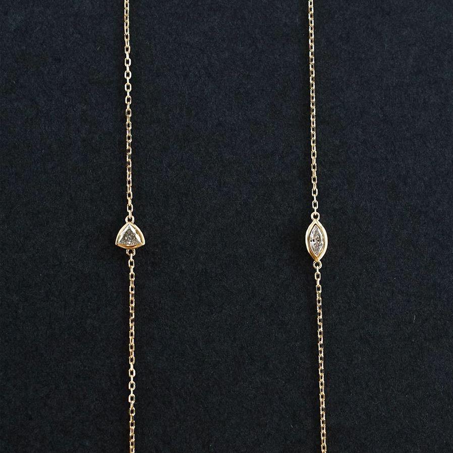 S925 Sterling Silver Horse Eye Diamond Bracelet Female Special-Interest Design Light Luxury Triangle Shape Bracelet