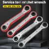 Repair Disassembly Screw Double-Headed Square Ratchet Wrench Maintenance Wrench Cold Storage Wrench