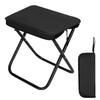 Sinrahaki Camping Folding Chair Ultra Lightweight Storage Compact Outdoor Chair Folding Hiking Fishing Camping Chair Black