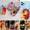 CJ75 Lion King Transparent Phone Case for LG K22 K30 K40 K40S K41 K42 K50 K50S K51 K51S K52 K61 K62 K71 K92 Q60 Q61 V40 V50 V60