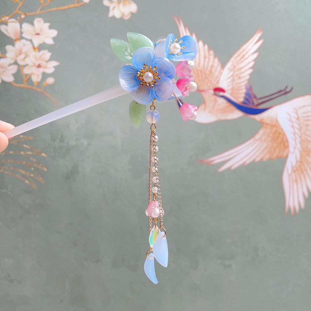 Старинная ретро-китайская шпилька для волос ханьфу для девочек