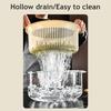 Yousheng Овощемойка Фруктомойка Многофункциональная Корзина для слива Поднос для фруктов Универсальный Вращающийся Инструмент для подготовки продуктов Кухонный аксессуар