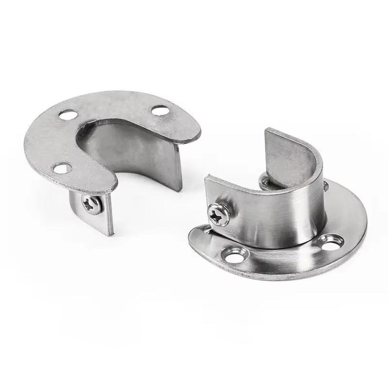 304 нержавеющая сталь фланец сиденье вешалка для одежды крепежный стержень фурнитура аксессуары карниз для штор трубка крючок крепление опорный кронштейн море