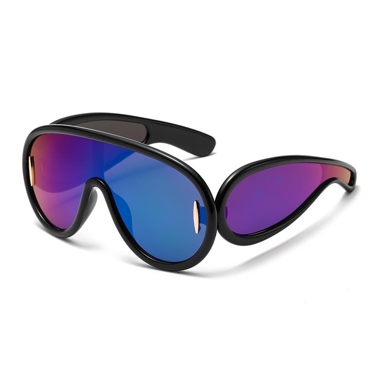 Новые солнцезащитные очки INS с интегрированной большой оправой, персонализированные модные спортивные очки для велоспорта