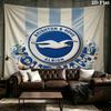 Custom Name Brighton2 Printed Tapestry – Wall Hanging for Bedrooms, Dorms, and Home Decor