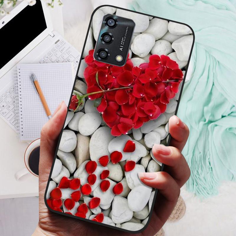 Чехол для телефона OPPO A74 4G, силиконовый черный бампер, мягкий ТПУ чехол для OPPO A74 CHP2219, Чехлы OPPOA74 A 74 Защитник Fundas