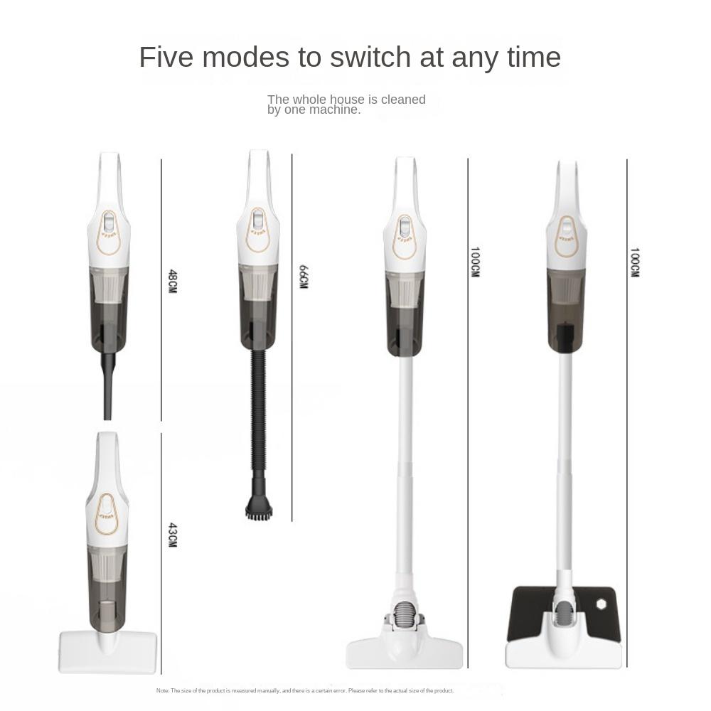 Бытовой пылесос Бытовой ручной мощный пылесос для уборки пола Всасывание и буксировка Интегрированный беспроводной пылесос