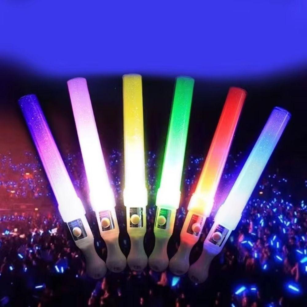 4PCS Multicolor Luminous Stick Bar Three Gear Switch Light Stick Flash Sticks  Birthday Parties