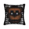 Fnaf Хоррор Рок Музыка Наволочка Полиэстер Чехол для Подушки Подарок Чехол для Подушки Дом Дропшиппинг 45X45См