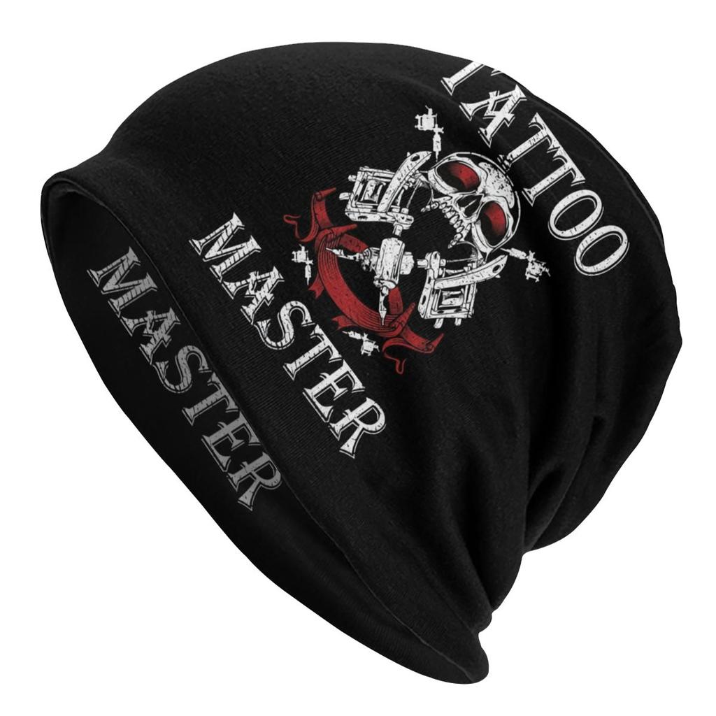 Tattoo Artist Skull Bonnet Femme Fashion Knit Skullies Beanies Cap Unisex Women Warm Winter Slouchy Beanie Hat
