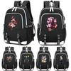 Милый Мультяшный Рюкзак с Принтом Клинок Рассекающий Демонов Большой Вместимости Сумка для Книг Студенческая Школьная Сумка Внешняя Сумка для Ноутбука Дорожная Сумка Подарок