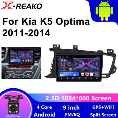 Беспроводной автомобильный Android-радиоприемник для Kia K5 OPTIMA 2011-2014 BT WIFI DSP Carplay Мультимедийный видеоплеер Автонавигация GPS
