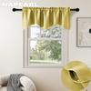 1PC NAPEARL Solid Color Versatile Waveform Curtain Window Decoration Short Curtain for Living Room Small Window