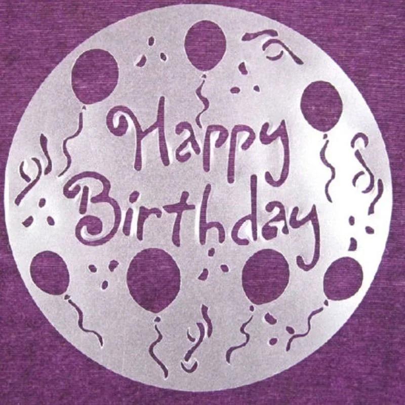 Kitchen Making Baking Supplies Creative DIY 4 Styles High Quality Flower Heart Spray Stencils Birthday Cake Mold Decorating