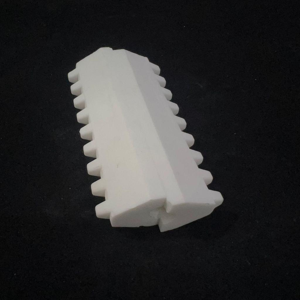 High-Strength 99% Ceramic Toothed Connector Block