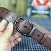 Мужской ретро-повседневный кожаный ремень из коровьей кожи с медной пряжкой-пином - Ручная работа, Универсальный для джинсов