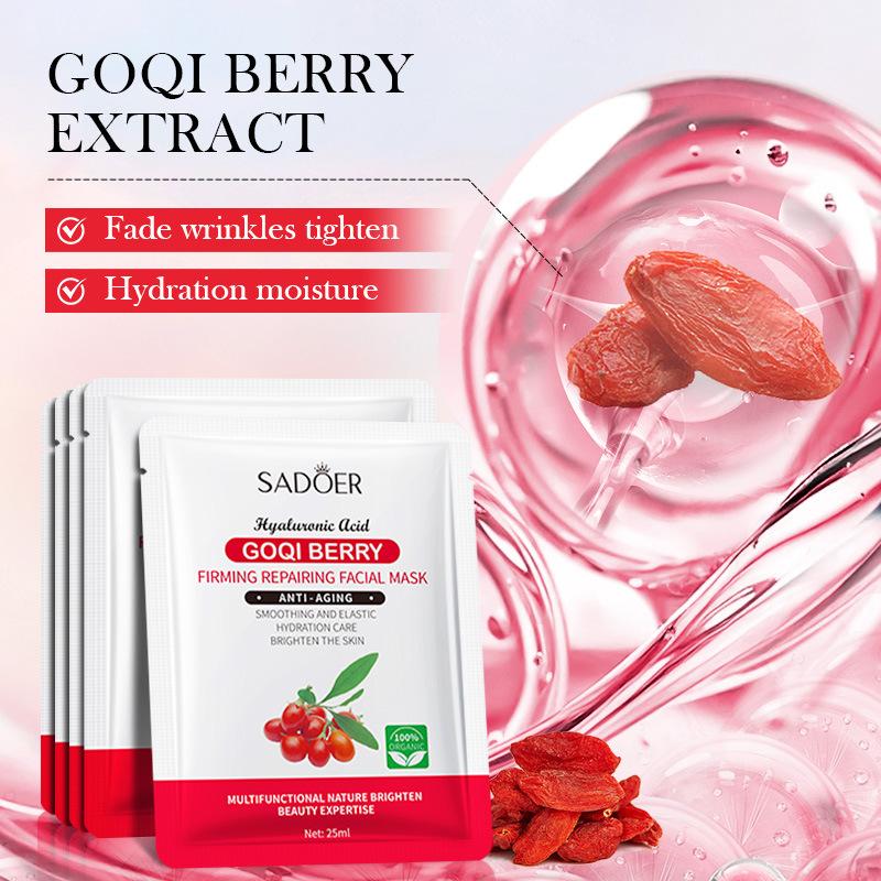 SADOER Firming Firming Hydrating Lifting Mask Goji Berry Anti-Wrinkle Repairing Mask