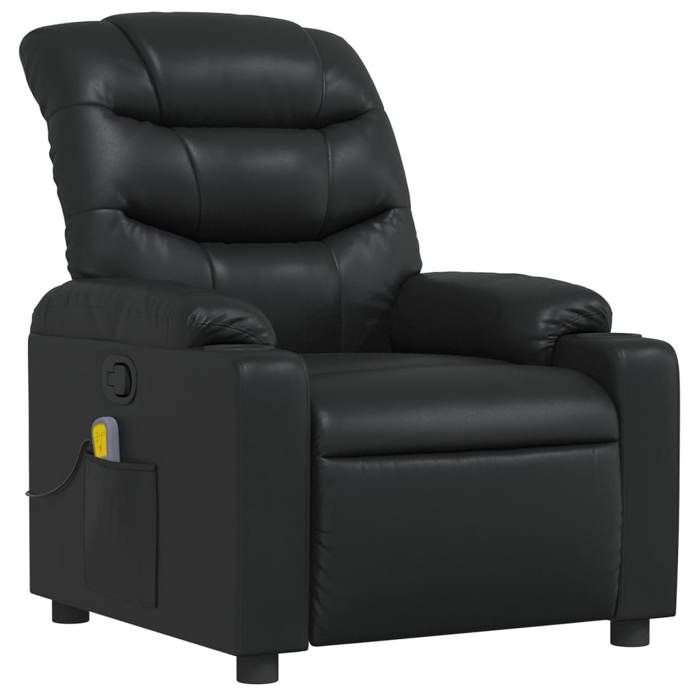 VidaXL Reclining Massage Armchair, Chair with Footrest, Seat with Backrest and Armrests Living Room, Modern, 374140