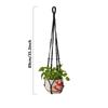 Подвеска для растений комнатная настенная корзина-кашпо из хлопковой веревки для цветочных горшков подвесные держатели для растений домашние украшения