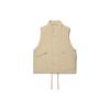 Li Ning X Jackie Chan Collaboration Kung Fu Series Solid Color Loose Cotton Vest Men Vest Apricot AMMU005-2