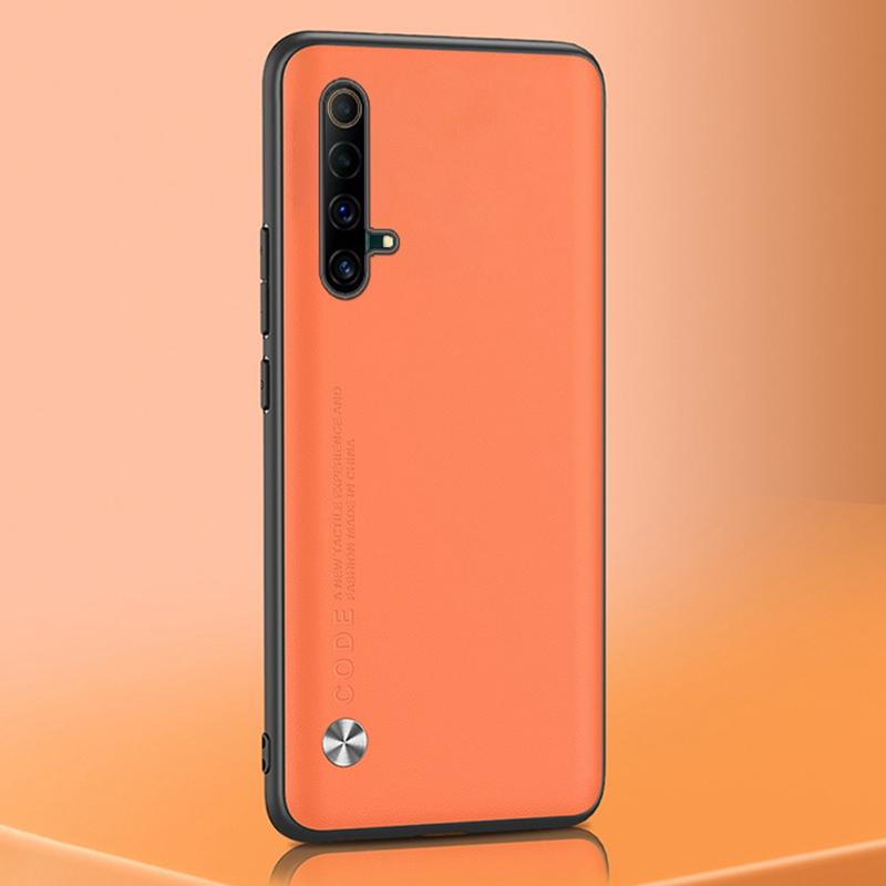 Роскошный чехол из искусственной кожи для Realme X3 SuperZoom, матовый чехол, силиконовый противоударный защитный чехол для телефона Realme X50 Pro 5G Coque