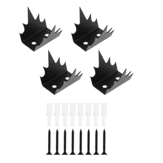 4/8 шт. Гвоздь для забора Шипы для забора против лазания Атмосферостойкий Защитный барьер Коммерческие шипы для забора