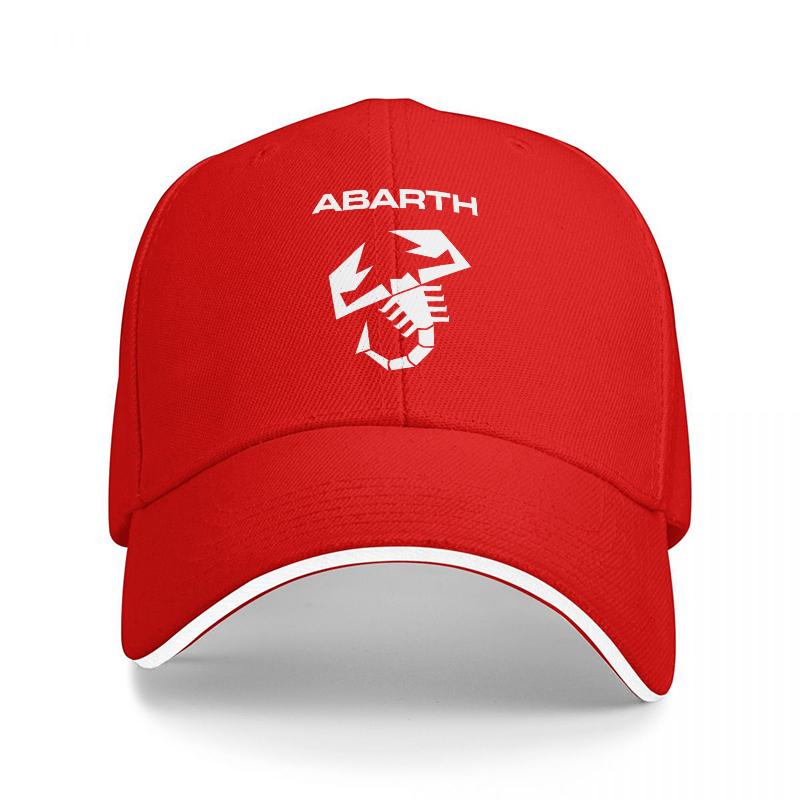 БЕЙСБОЛКА ABARTH SCORPION ЛОГОТИП ЧЕРНАЯ С БЕЛЫМ КАНТОМ СПОРТИВНЫЙ ДИЗАЙН ДЛЯ Унисекс И Женщин АКСЕССУАР ДЛЯ ФАНАТОВ ХЛОПКОВАЯ ШЛЯПА ВЫСОКОГО КАЧЕСТВА