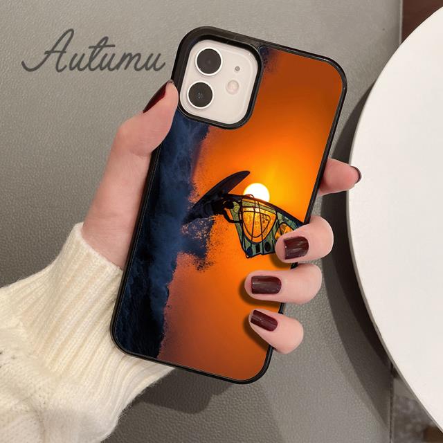 Чехол для телефона Extreme Sports Windsurf Sailing для iPhone 17 Air 15 16 11 12 13 14 Pro Max Plus coque Fundas Shell