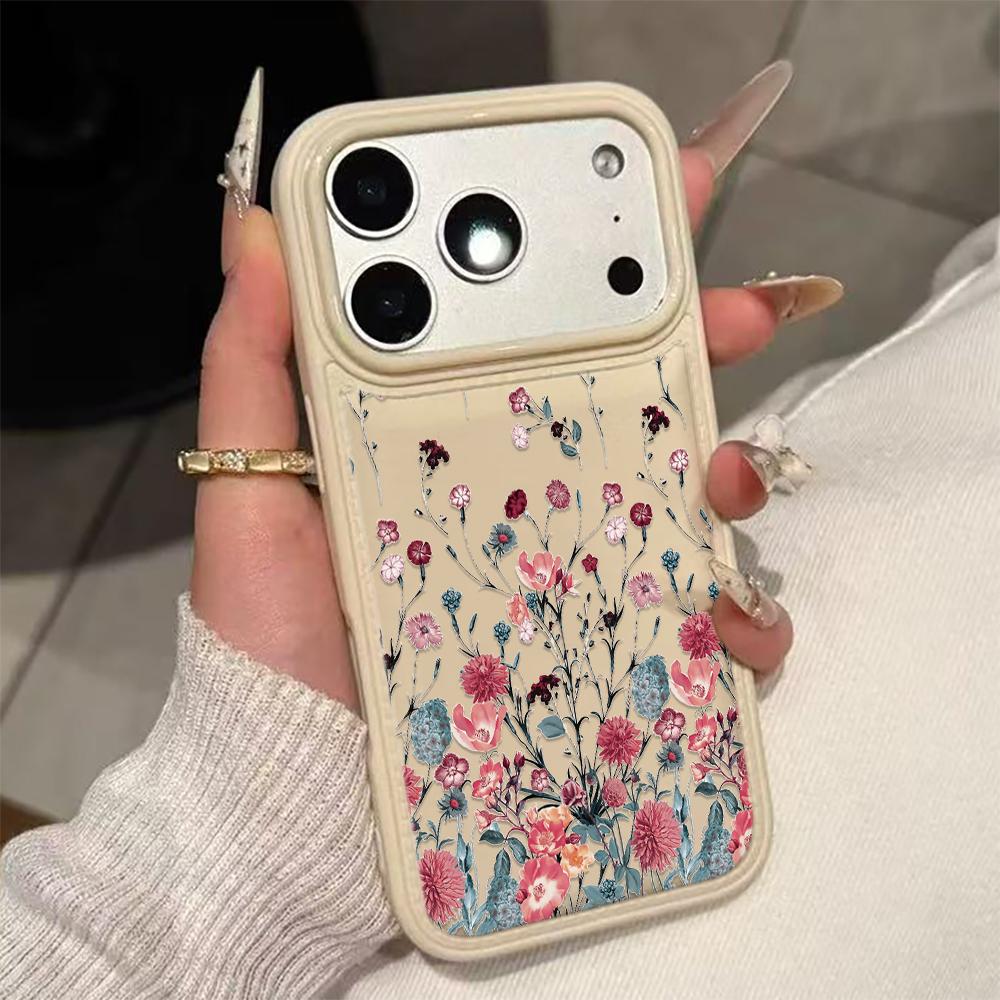 Oil Painting Flowers Phone Case For IPhone 17 17Air 15 16 Pro Max 14 Plus 13 12 11 Pro Max Soft Phone Cover Cases Funda Bumber