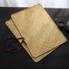 Rectangular Rattan Placemats Braided Wicker Woven Mat Seagrass Woven Placemats  Dining Table