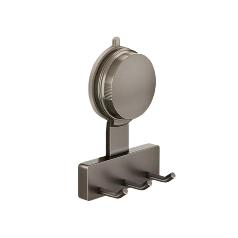 With 3/5 Hooks Suction Cup Hooks Reusable Universal Hook No-Punch Hangers  Behind The Door