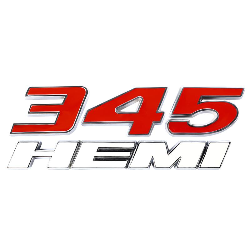 1 шт. 3D металлические наклейки багажник автомобиля 345 392 эмблема HEMI для Dodge Challenger Ram Charger Caliber Journey Caravan Chrysler Dart