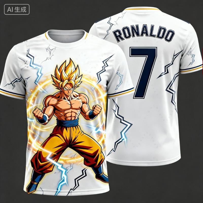 2026 Новые поступления Dragon Ball Z Goku Vegeta Специальное издание Футбольная форма Роналду №7