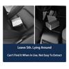 Car Tissue Box Storage Bag For Tesla Model 3 Y X S Hidden Behind Screen Napkin Paper Holder Hidden Silicone Tissue Holder Box