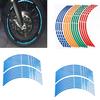 Waterproof Reflctive Motorbike Motorcycle Rim Stirpe White Motorcycle Stickers Auto Stickers