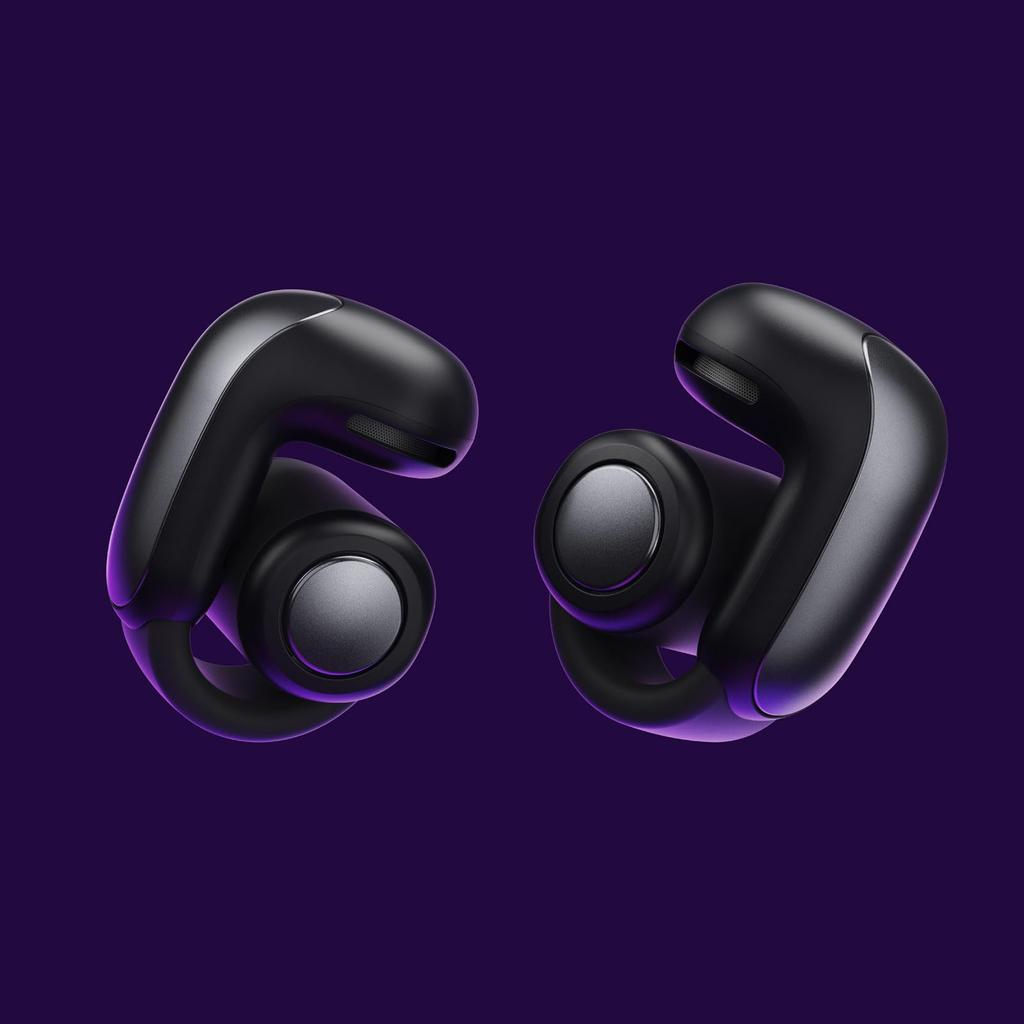 Bose Ультра открытые наушники полностью беспроводные открытые наушники пространственное аудио Bluetooth соединение с микрофоном до часов воспроизведения брызгозащищенный черный 7.5