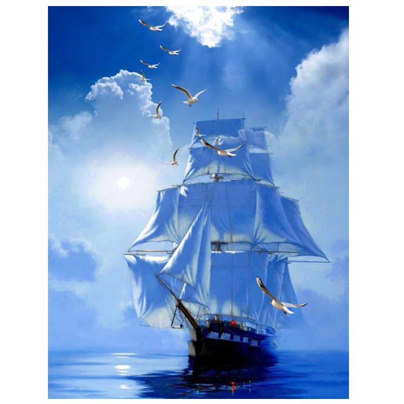 Алмазная картина Пейзаж Набор алмазных картин Рукоделие Наборы для алмазной живописи Полная дрель