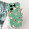 Soft TPU Candy Silicone Phone Case For Infinix Note 40 Pro Plus Note 40 4G 5G Back Cover Note40 4G Bumper Flower Girl Fashion
